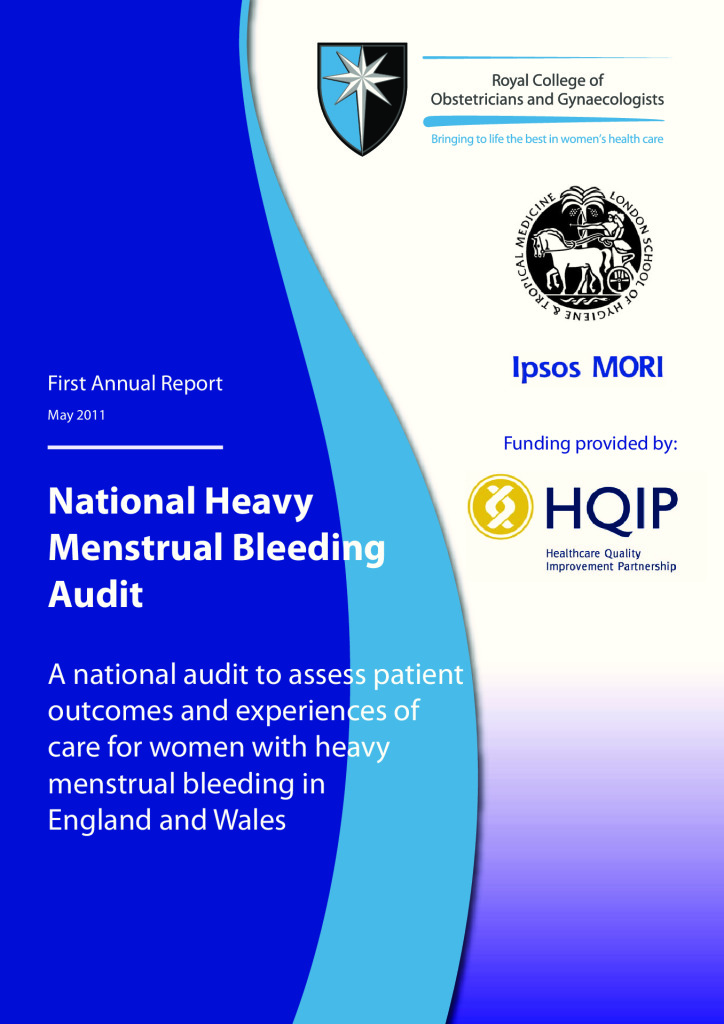 Heavy Menstrual Bleeding Audit: Reports from 2011 to 2014