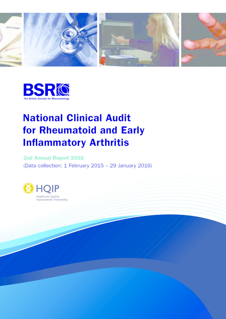 Rheumatoid and Early Inflammatory Arthritis 2nd Annual Report 2016