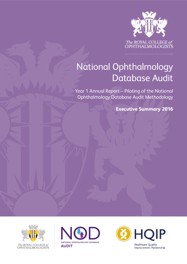 National Opthalmology Database Audit – Executive Summary