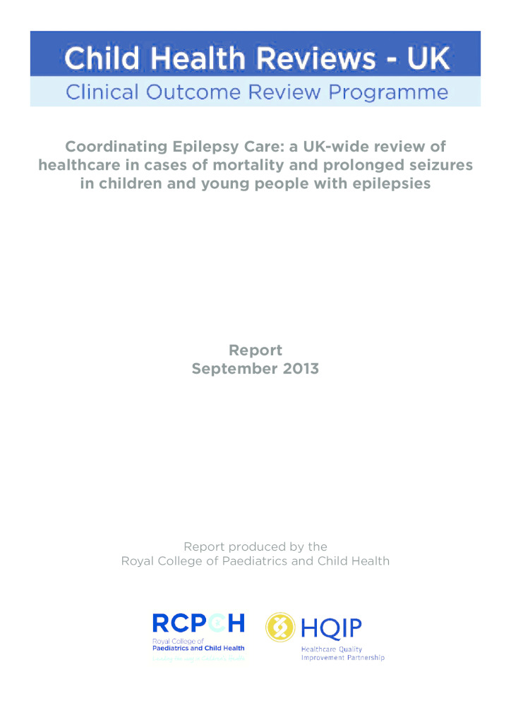 UK review of mortality and prolonged seizures in children with epilepsy