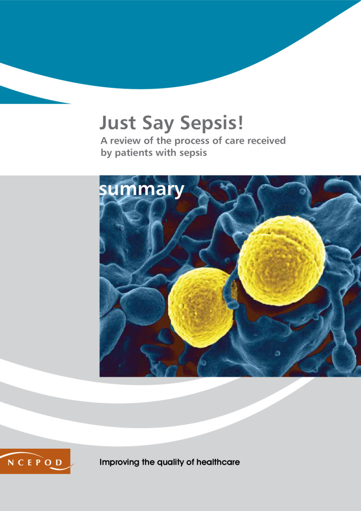 Just say sepsis! 2015 summary review from NCEPOD