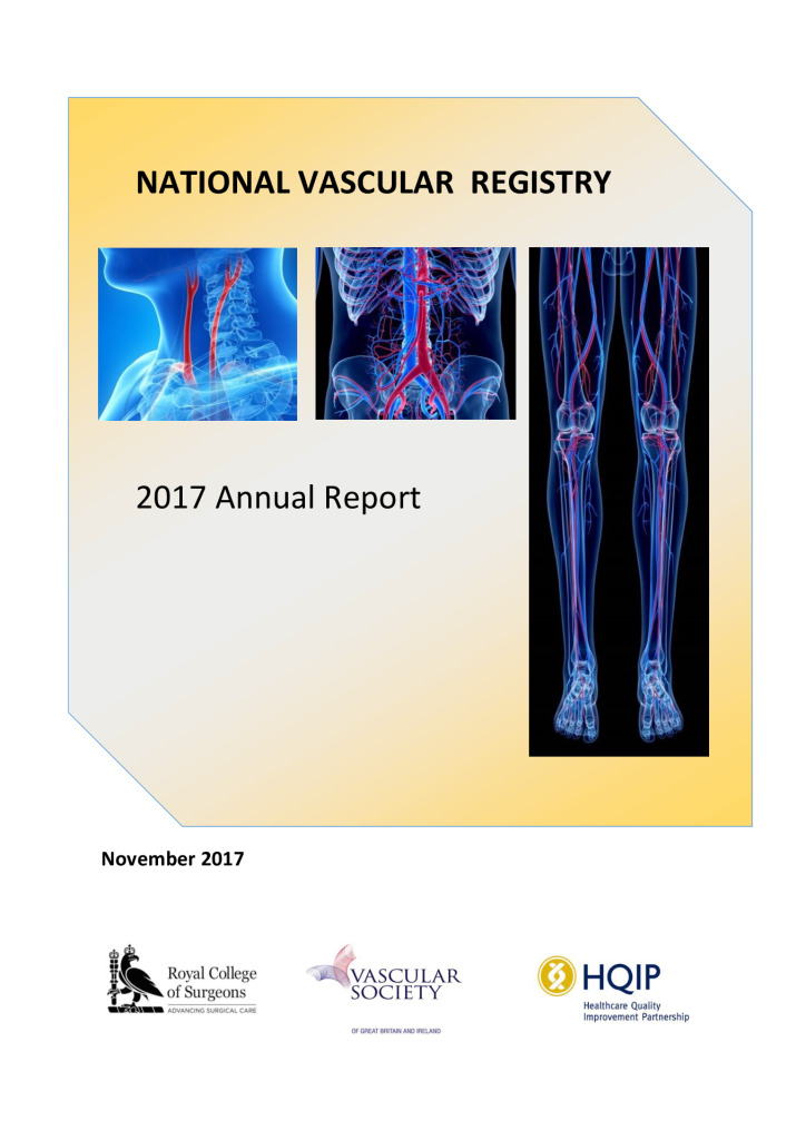 National Vascular Registry: Annual report 2017