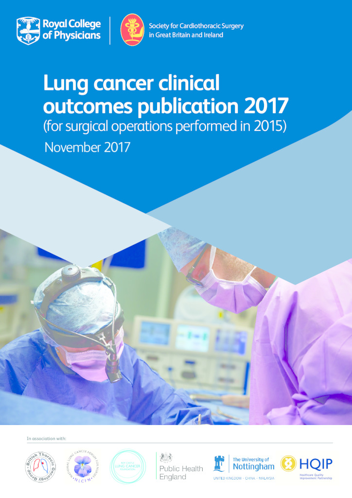 National Lung Cancer Audit: Clinical Outcomes Publication report 2017