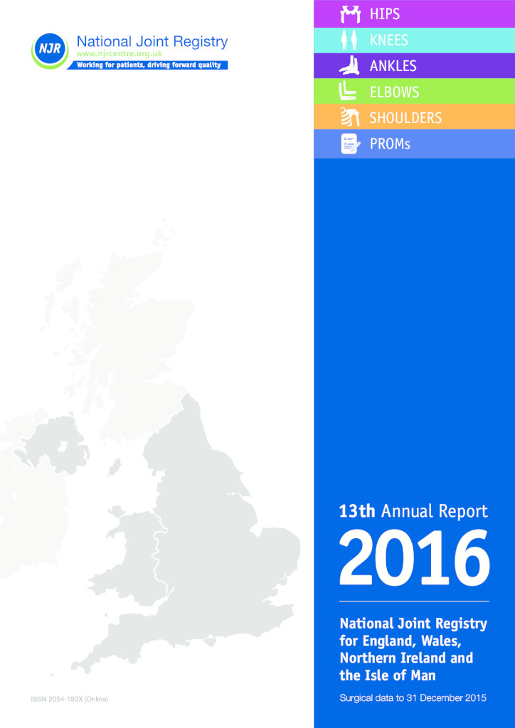 National Joint Registry 13th Annual Report 2016