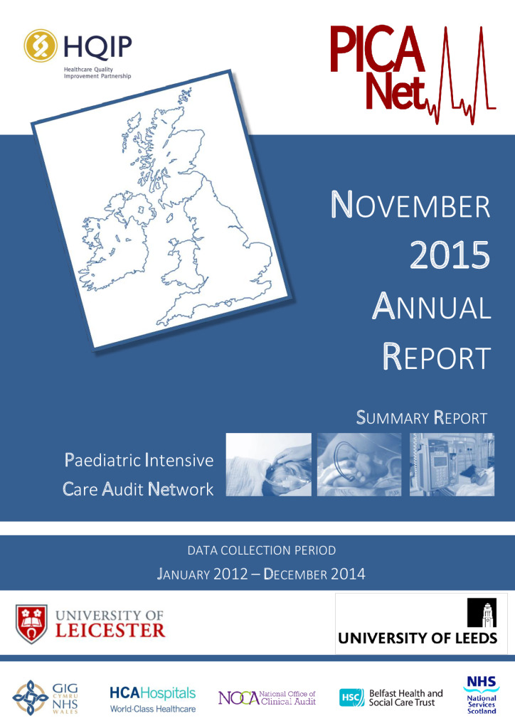 Paediatric Intensive Care Audit 2015 – full report