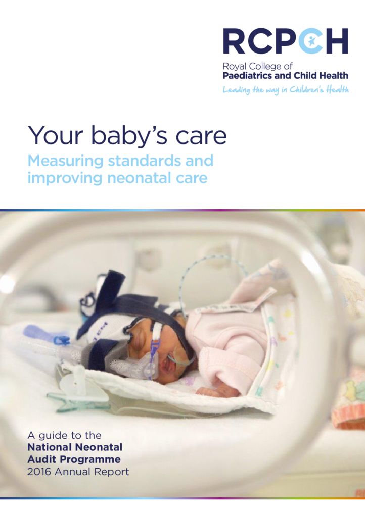 Your baby’s care: Measuring standards and improving neonatal care