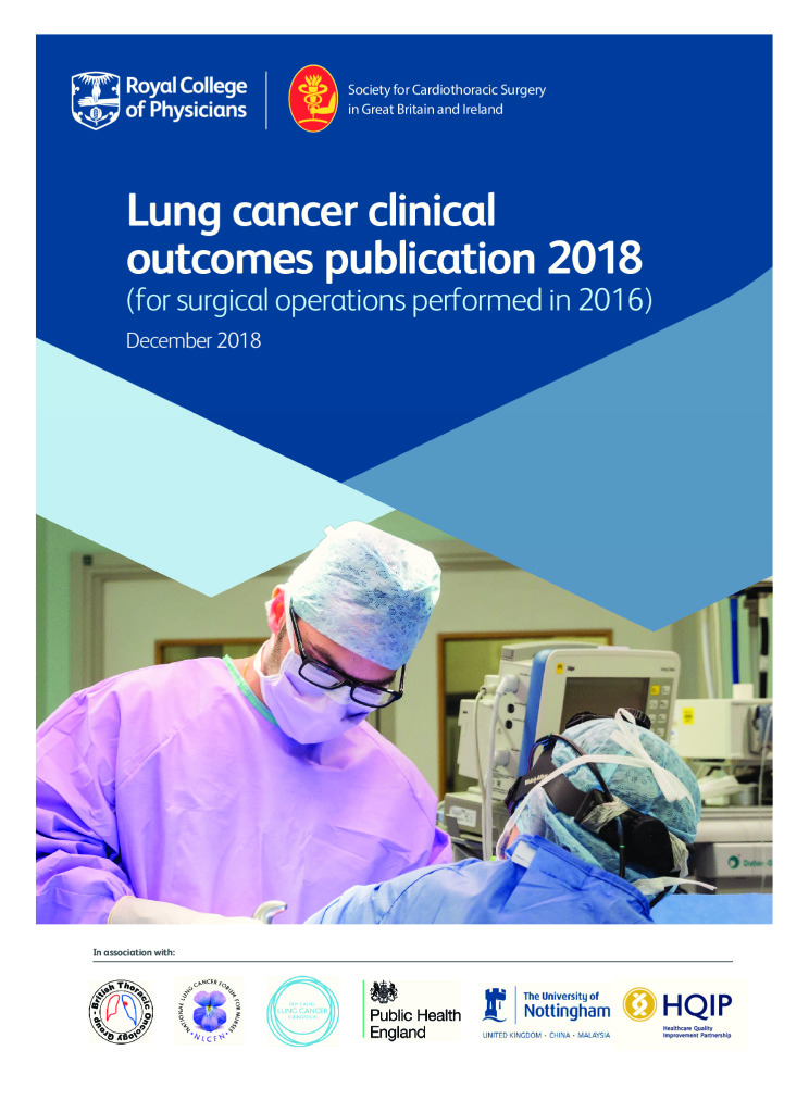 National Lung Cancer Audit: Clinical Outcome Publication Report 2018