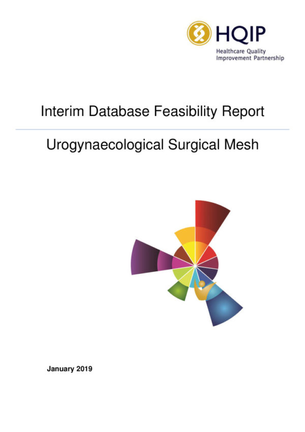 thumbnail of Interim Surgical Mesh Database Feasibility Report FINAL