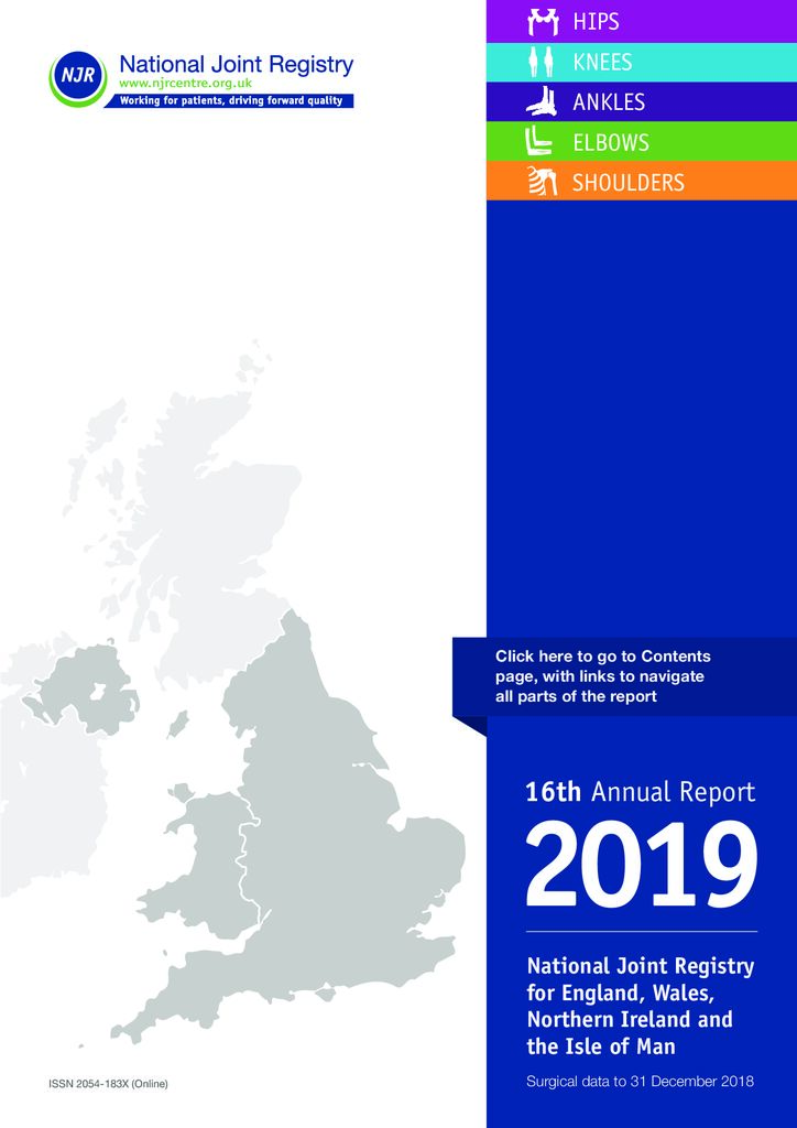 National Joint Registry 16th Annual Report 2019