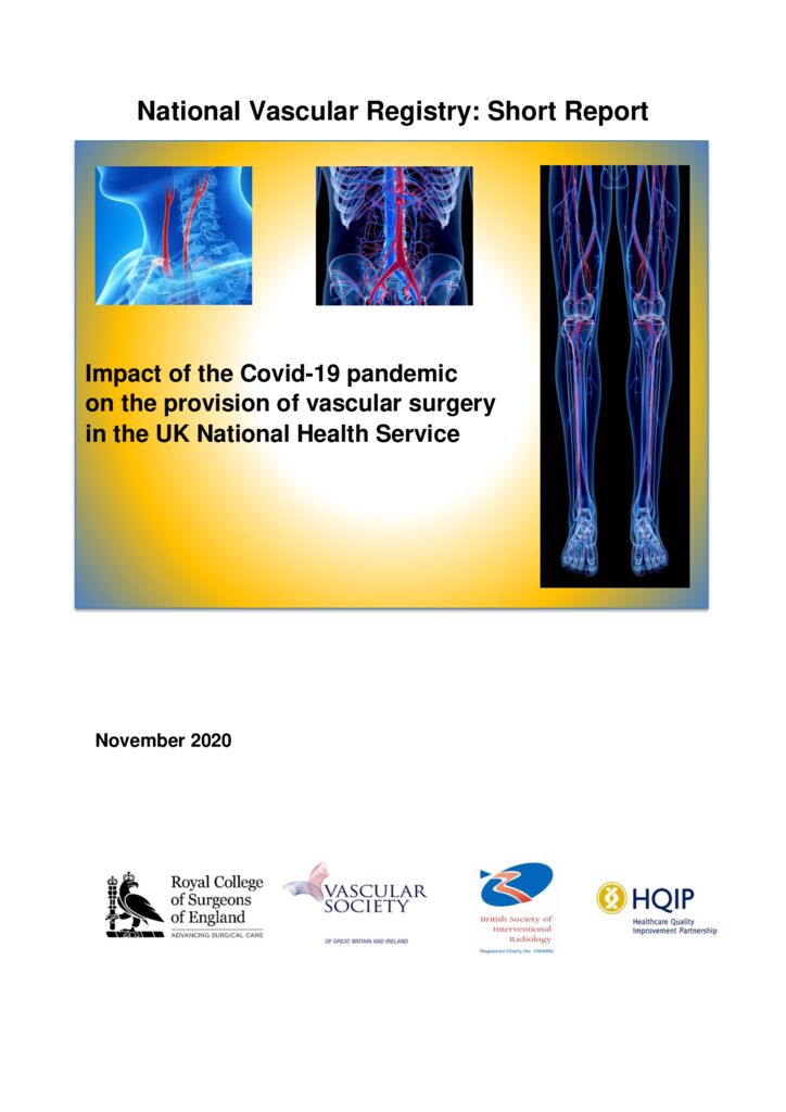 National Vascular Registry 2020 Short Report on COVID-19