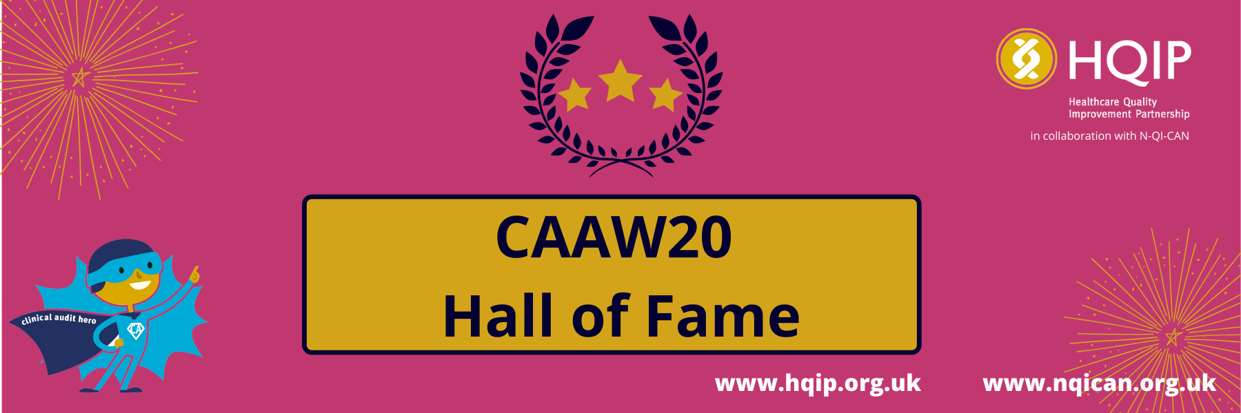 CAAW20 Hall of Fame banner