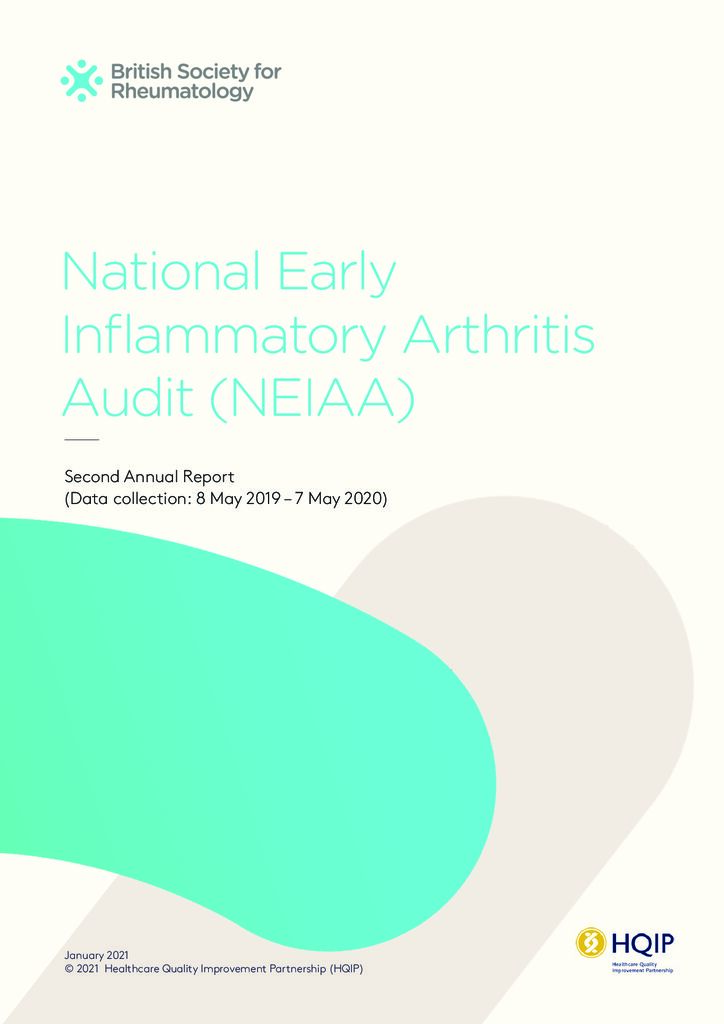 National Early Inflammatory Arthritis Audit – Second Annual Report