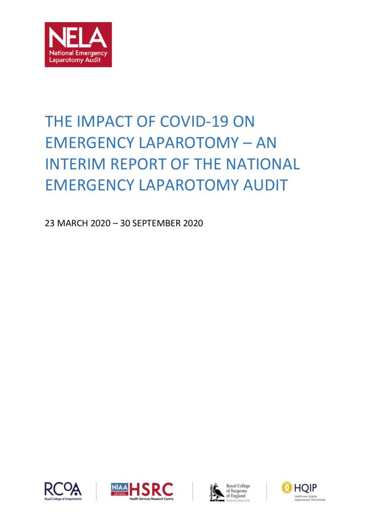 The Impact of COVID-19 on Emergency Laparotomy – An Interim Report