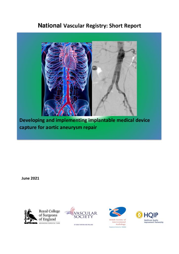 National Vascular Registry Short report: Developing and implementing implantable medical device capture for aortic aneurysm repair