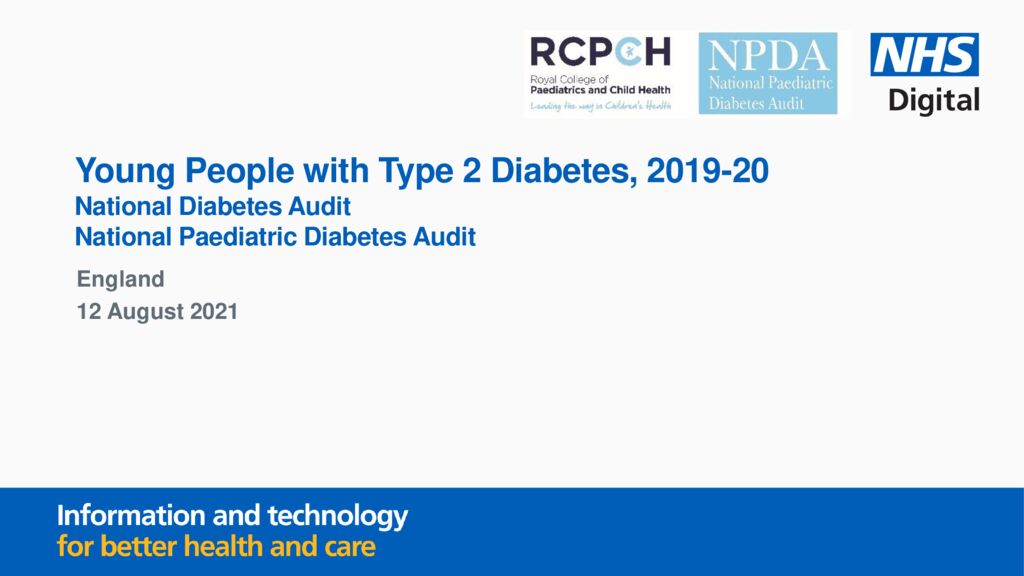 Young people with Type 2 Diabetes, 2019-2020