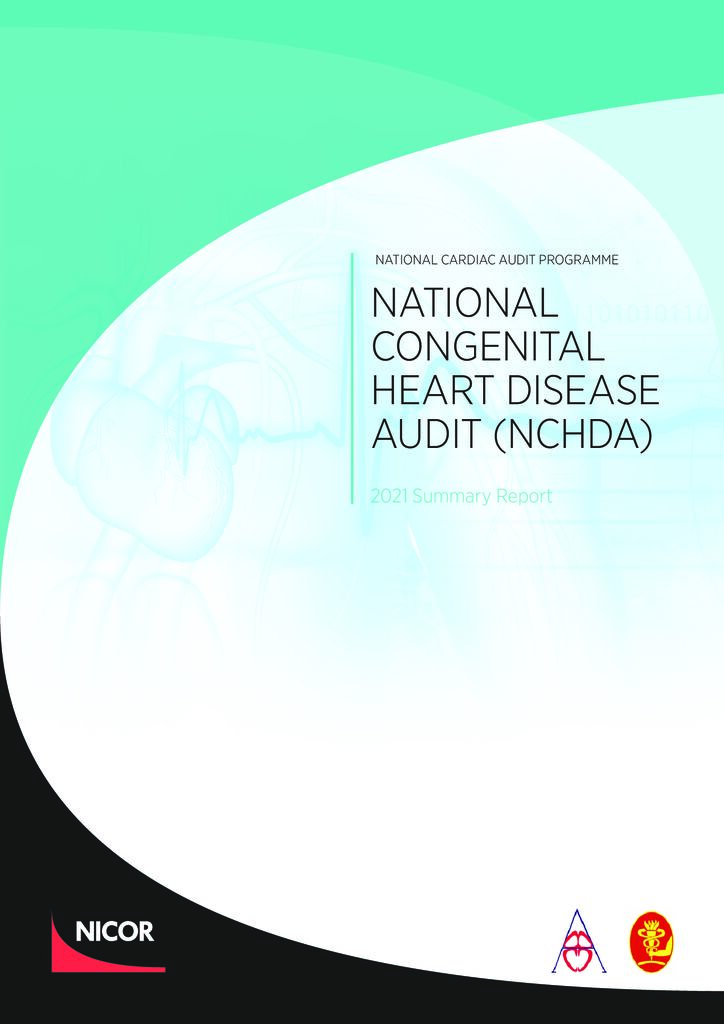 National Congenital Heart Disease Audit, 2021 summary report