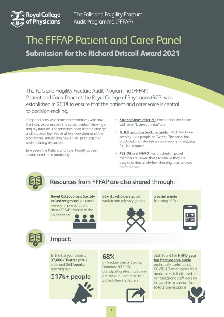 Falls and Fragility Fracture Audit Programme – RDMA case study