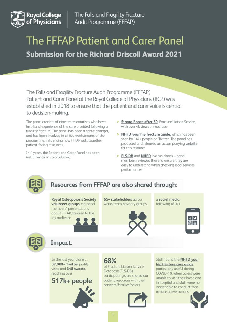 Falls and Fragility Fracture Audit Programme – RDMA case study