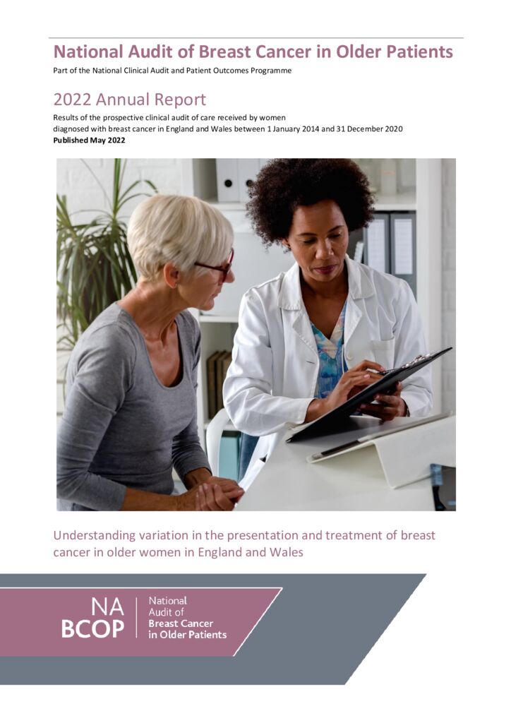 National Audit of Breast Cancer in Older Patients: 2022 annual report