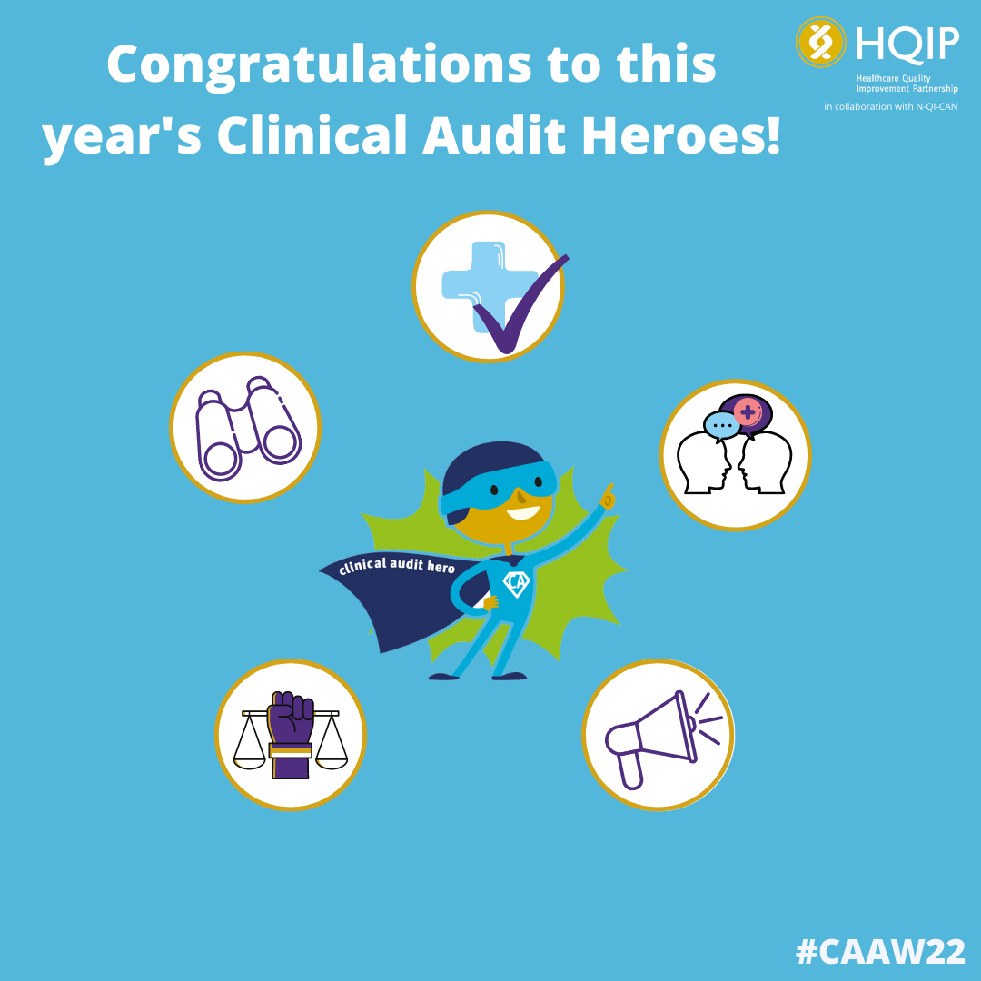 Who were this year's Clinical Audit Heroes?