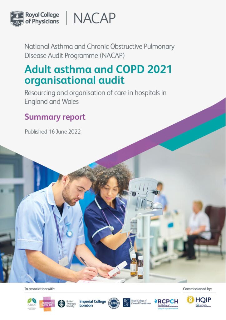 Adult Asthma and COPD 2021 organisational audit: Summary report