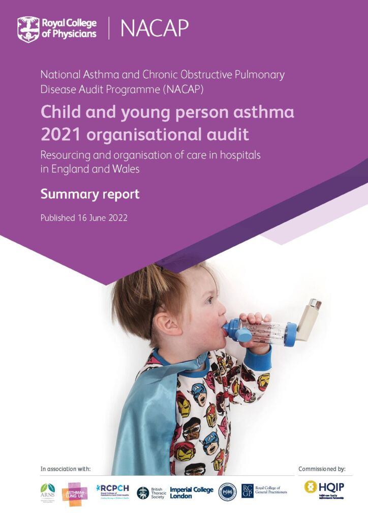 Child and Young Person Asthma 2021 Organisational Audit: Summary report