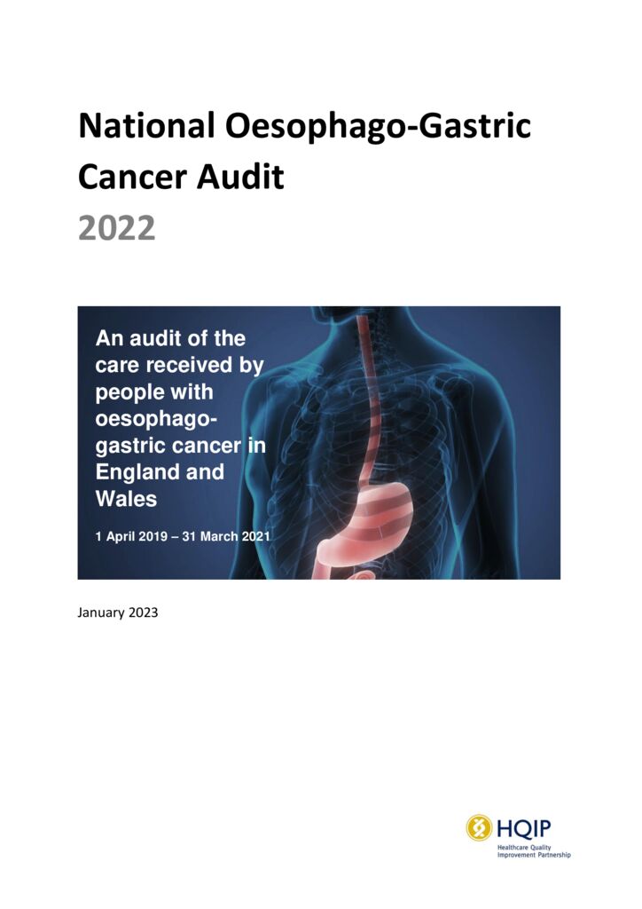 Oesophago-gastric cancer report 2022 (NOGCA)