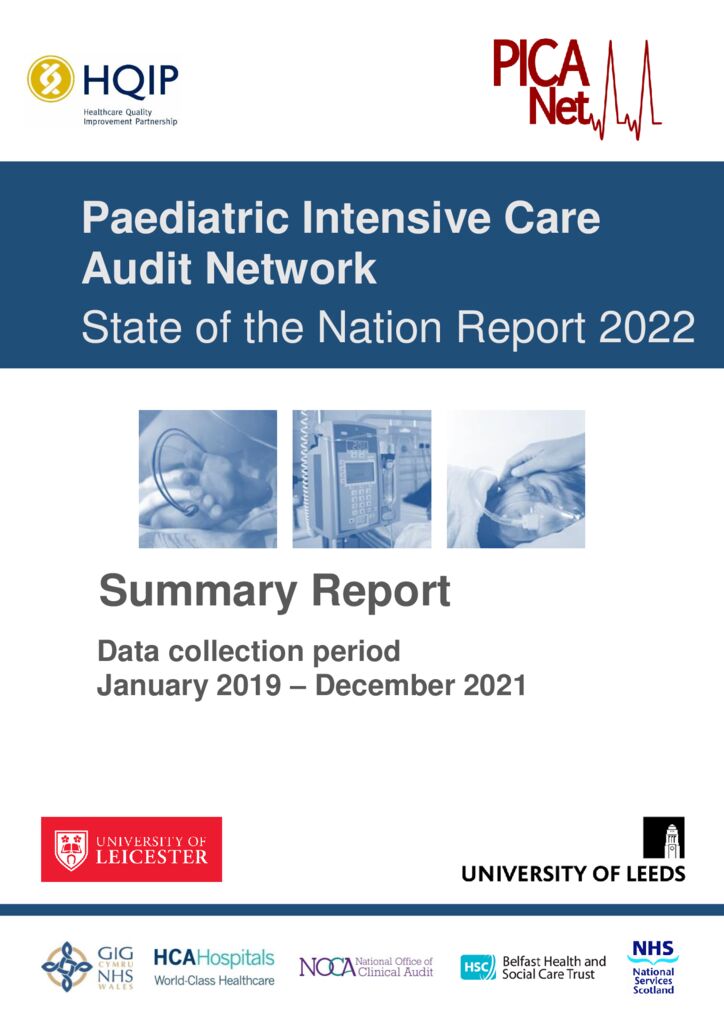 Paediatric Intensive Care – State of the Nation Report 2022 (PICANet)