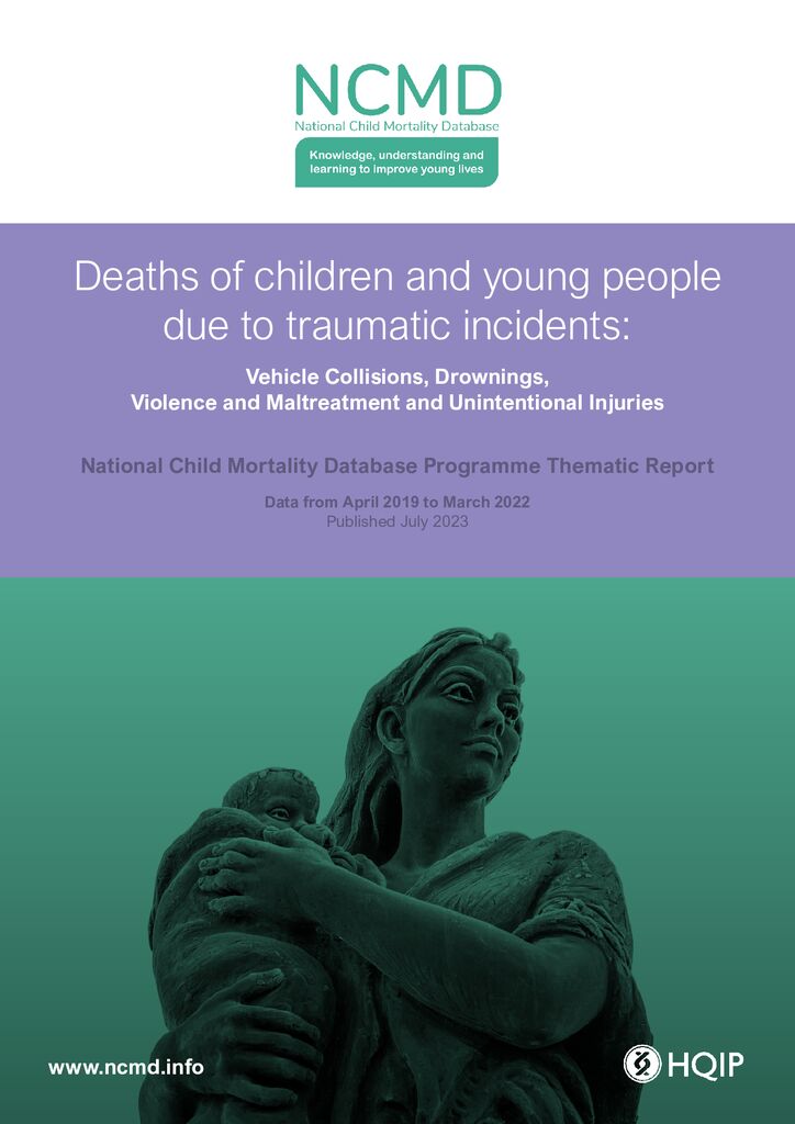 Deaths of children and young people due to traumatic incidents (NCMD)