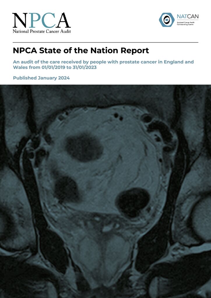 National Prostate Cancer Audit (NPCA) report